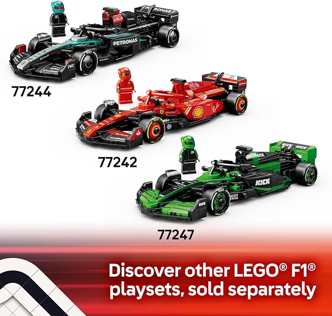 LEGO Speed Champions McLaren F1 Team MCL38 Race Car Toy - Building Set for Kids Boys & Girls Ages 10+ - Toy Car for F1 Fans - Gift Idea for Birthday - 77251