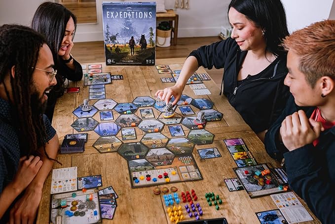 Stonemaier Games: Expeditions (Base Game) by Jamey Stegmaier | A Competitive Engine Building & Exploration Strategy Board Game Set in an Alternate European History 1920+ | 1-5 Players 90 Mins