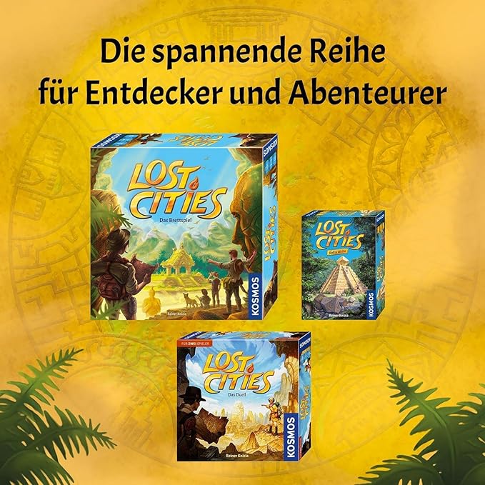 Thames & Kosmos Lost Cities: Roll & Write | A Family Friendly Game from Kosmos Games |by Reiner Knizia | for 2 to 5 Players Ages 8 and up