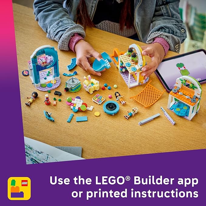 LEGO Friends Fun Indoor Playground Building Toy for Girls & Boys - Pretend Play Set for Kids Ages 7+ - W/Sonia Liann & Nova Minidolls & Accessories - Gift Idea for Birthdays - 42686