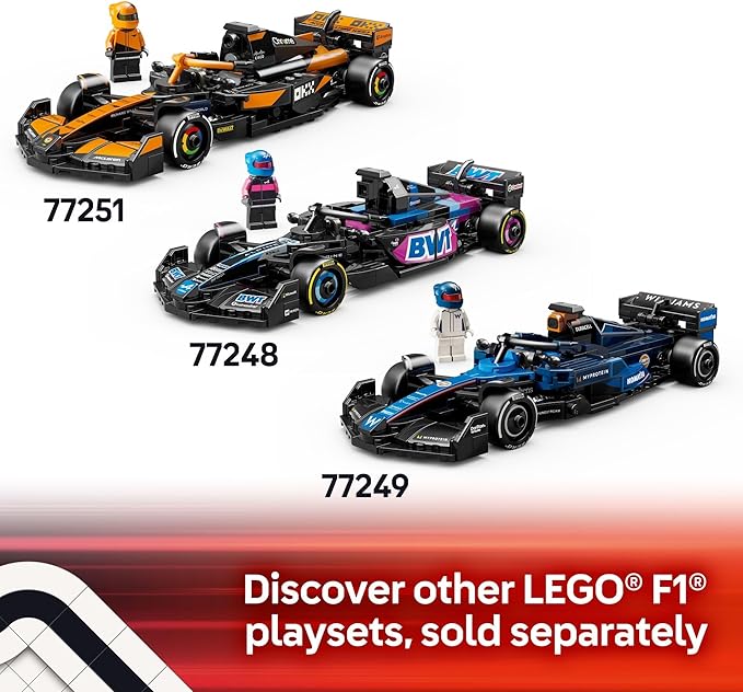 LEGO Speed Champions Mercedes-AMG F1 W15 Race Car Toy - Building Set for Kids Boys & Girls Ages 10+ - Toy Car for F1 Fans - Gift Idea for Birthday - 77244