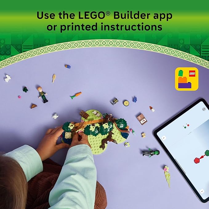 LEGO Wicked Elphaba’s Retreat Building Toy - Elphaba & Fiyero Toy Figures and Playset with Forest Friends - Pretend Play Building Blocks for Kids Ages 7+ - Wicked Gift for Girls & Boys - 7568
