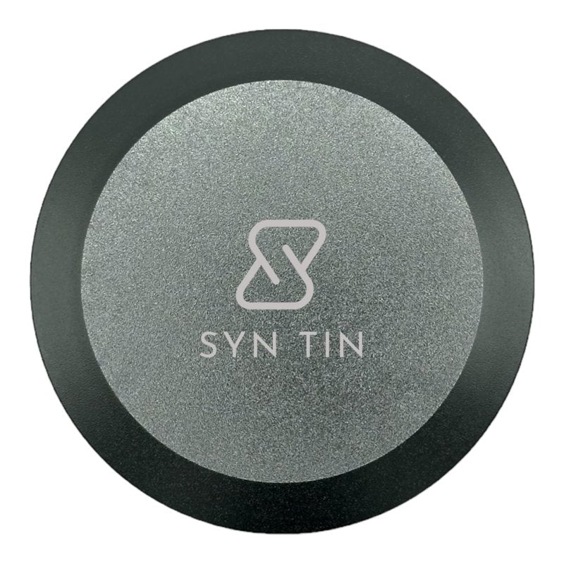 Syn Tin Caffeine | Metal Container for Zyn, Premium Aluminum Can & Rugged Pouch Holder | Extra Capacity, Knurled Grip & Used Pouch Storage | EDC (Gunmetal Gray)