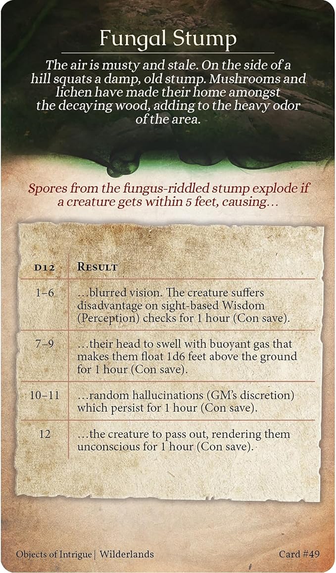Nord Games: Objects of Intrigue: Boxed Set - 5e RPG Storytelling Cards 300 Tarot Sized Cards for Different Environments Roleplaying Game 5e D&D