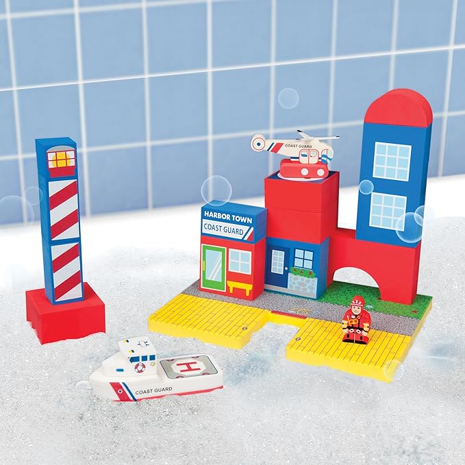 Floating Coast Guard Set Red & Whte