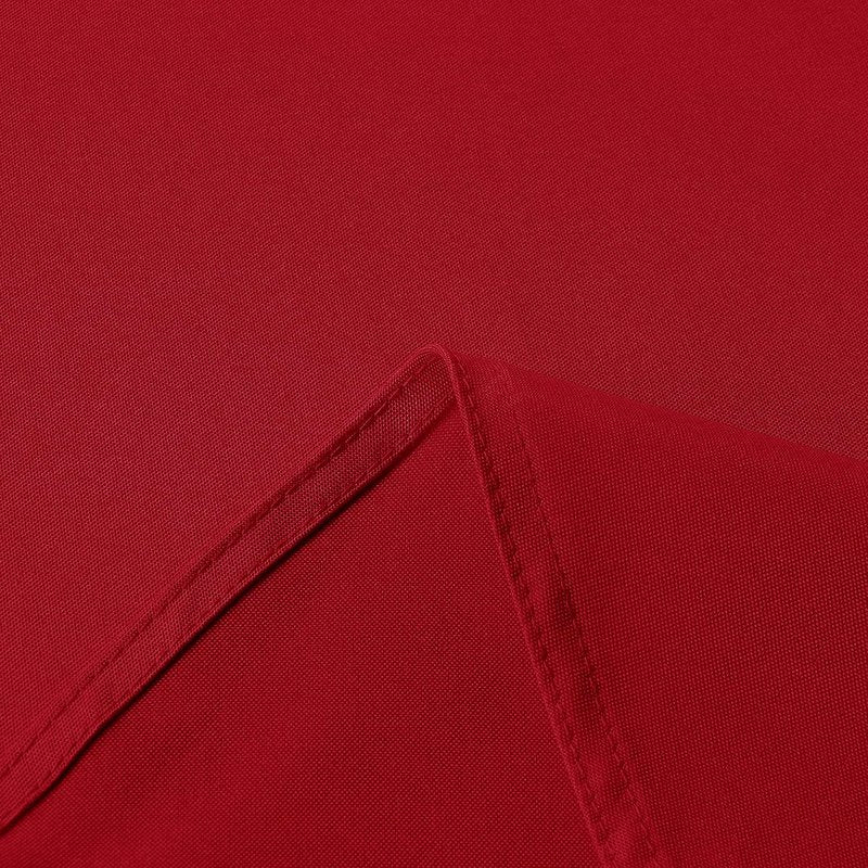 sancua Rectangle Tablecloth - 60 x 102 Inch - Stain and Wrinkle Resistant Washable Polyester Table Cloth, Decorative Fabric Table Cover for Dining Tables, Buffet Parties and Camping, Red