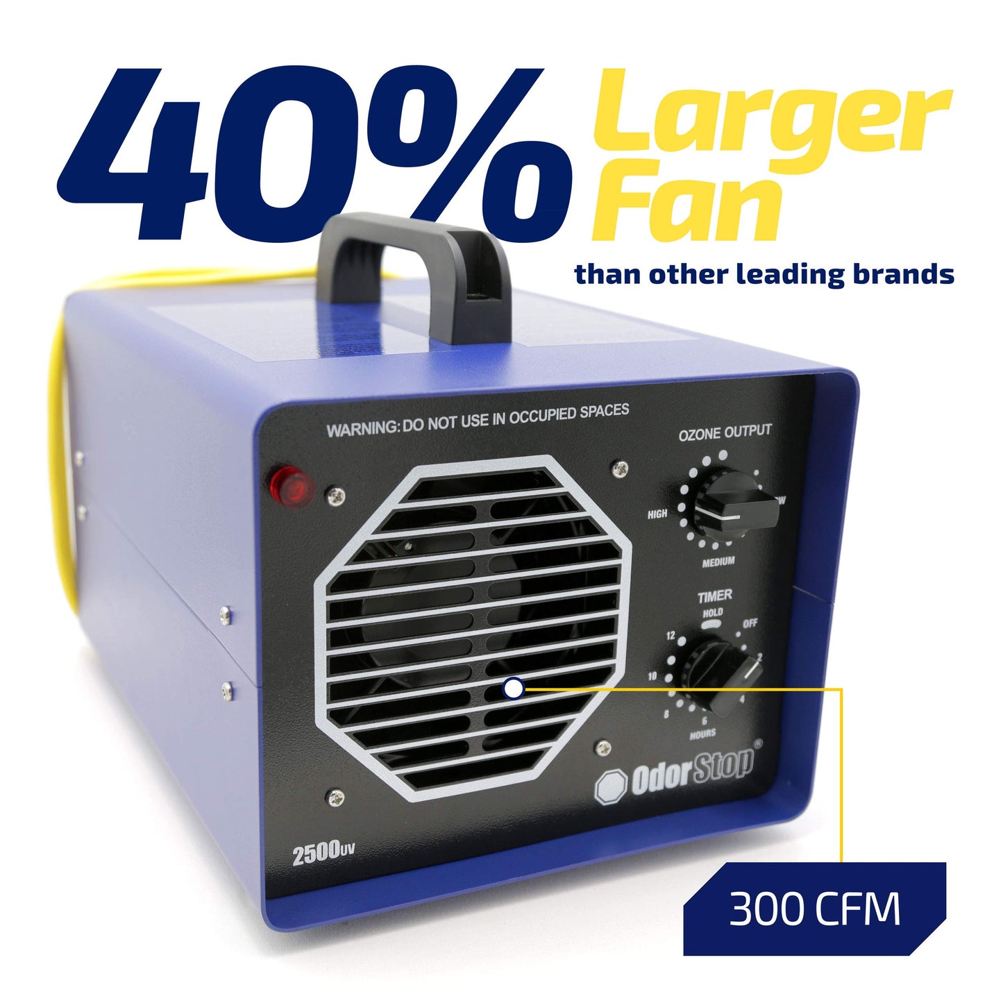 OdorStop OS4500UV Professional Grade Ozone Generator Ionizer for Areas of 4500 Square Feet+, For Deodorizing and Purifying Large Spaces Such as Commercial Properties and Gyms