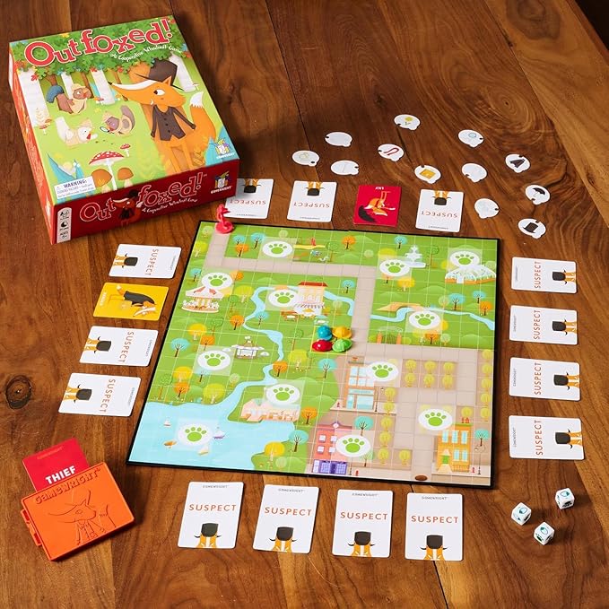 OUTFOXED A CLASSIC WHO DUNNIT GAME FOR PRESCHOOLERS 4 players