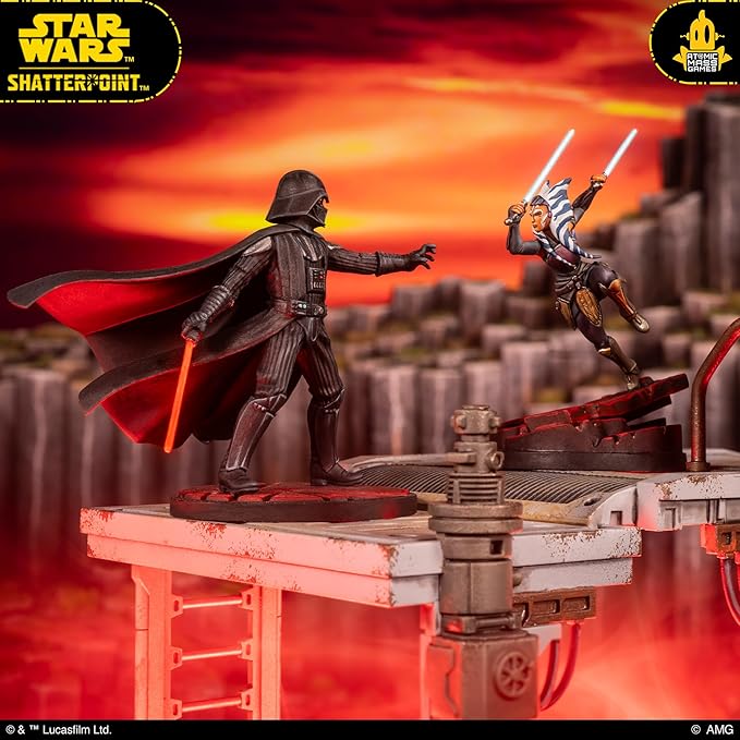 Asmodee Star Wars Shatterpoint I Am No Jedi Duel Pack - Includes Ahsoka Tano & Darth Vader Tabletop Miniatures Strategy Game for Kids and Adults Ages 14+ 2 Players 90 Min Playtime