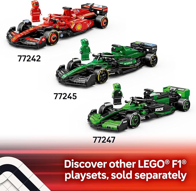 LEGO Speed Champions Williams Racing FW46 F1 Race Car Toy - Building Set for Kids Boys & Girls Ages 10+ - Toy Car for F1 Fans - Gift Idea for Birthday - 77249