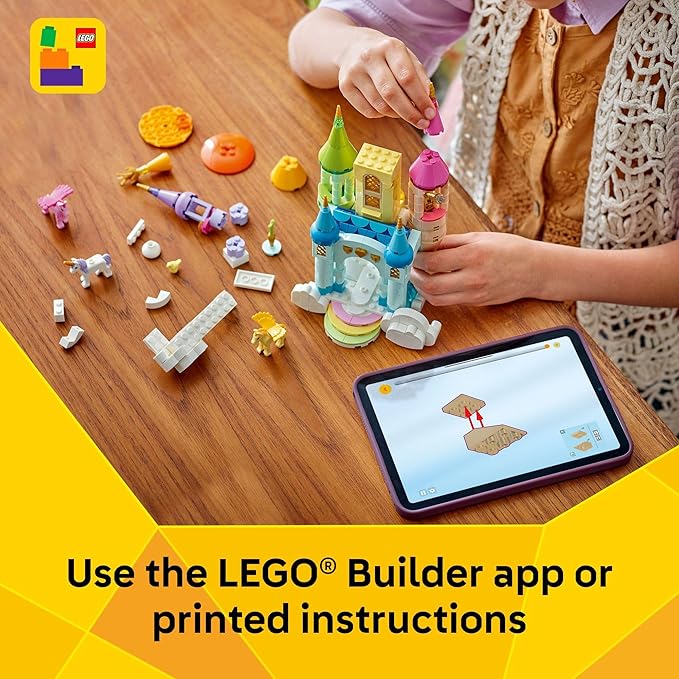 LEGO Creator 3 in 1 Unicorn Castle Building Toy for Kids - Unicorn Toy Trio for Girls & Boys Ages 8+ - Build 3 Pretend Play Toys with 1 Set of Building Blocks - Gift Idea for Birthdays - 31175