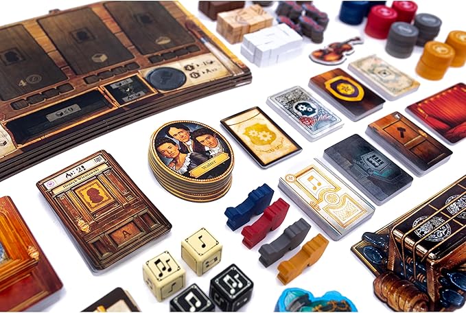 Luthier: The Art of The Instrument - Classical Music and History Themed Euro Board Game Bidding & Worker Placement 1 to 4 Players Ages 14 and up