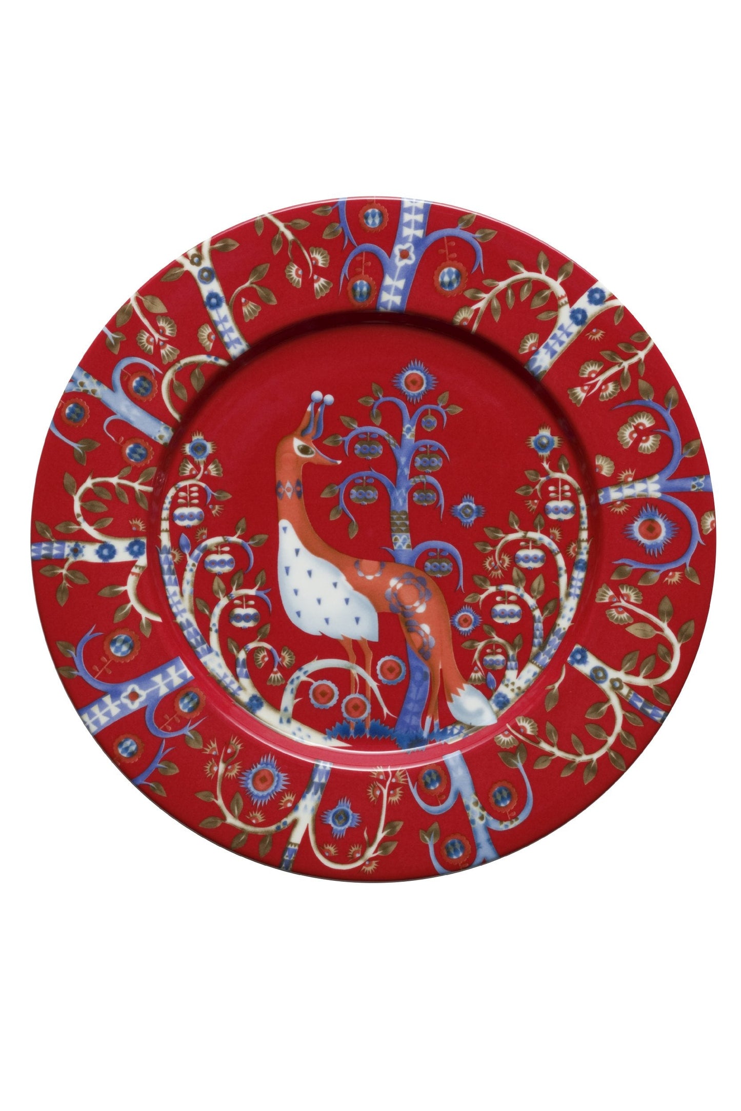 Iittala Taika 8-1/2-Inch Plate, Red
