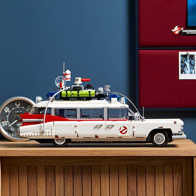 LEGO Icons Ghostbusters ECTO-1 - Building Set for Adults Men & Women Ages 18+ - Collectible Ghostbusters Car Model for Fans - 10274