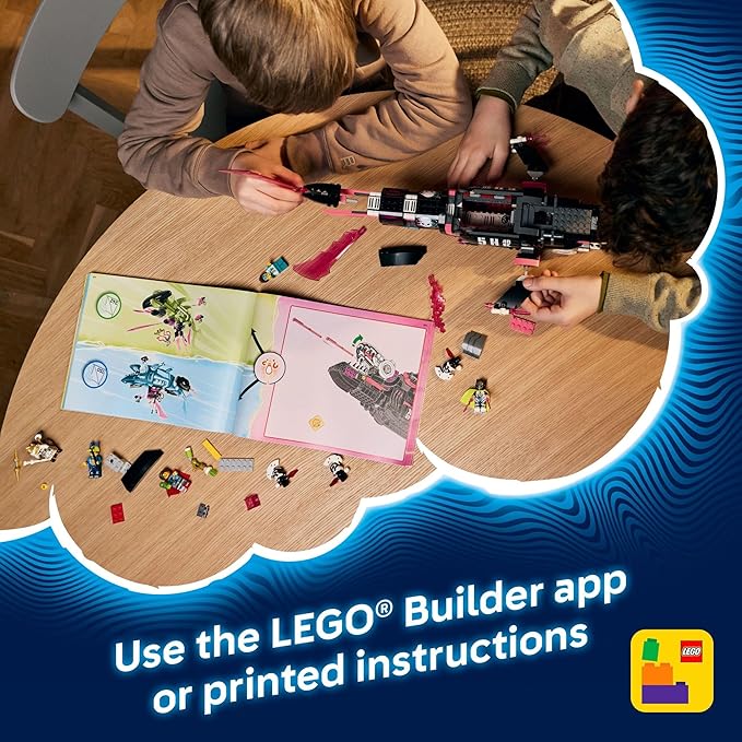 LEGO DREAMZzz Nightmare Shark Submarine Building Toy for Kids - Pretend Play Set & Figures for Boys & Girls Ages 9+ - Rebuild as a Battleship or Submarine Toy - Gift Idea for Birthdays - 7150