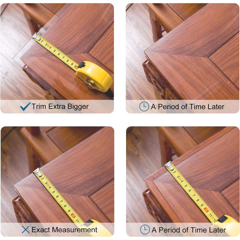 LovePads Frosted Table Cover Protector 40 x 72 Inch, 1.5mm Thick Plastic Table Cover, Table Protector for Dining Room Table, Waterproof Vinyl Tablecloth Table Pad Mat for Kitchen, Writing Desk