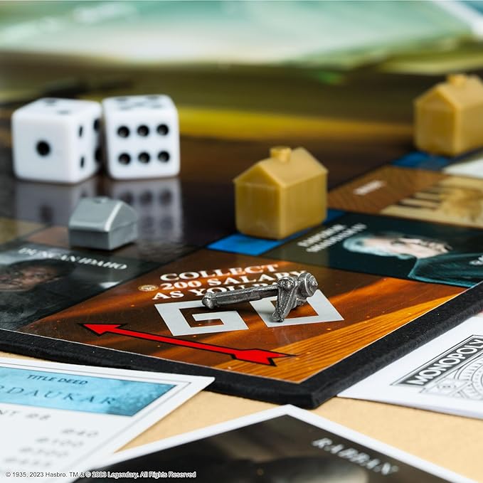 Monopoly: Dune | Play as The Ducal Ring Crysknife Gom Jabbar & More |Officially Licensed Collectible Game Based on The Movie Dune
