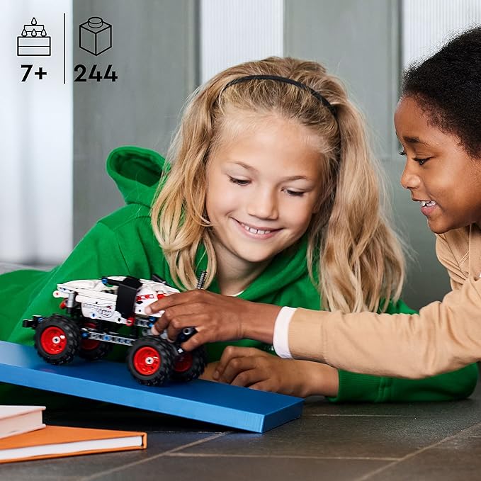 LEGO Technic Monster Jam Monster Mutt Dalmatian 2in1 Pull Back Racing Toys Birthday Gift Idea DIY Building Toy Monster Truck Toy for Kids Boys and Girls Ages 7 and Up 42150
