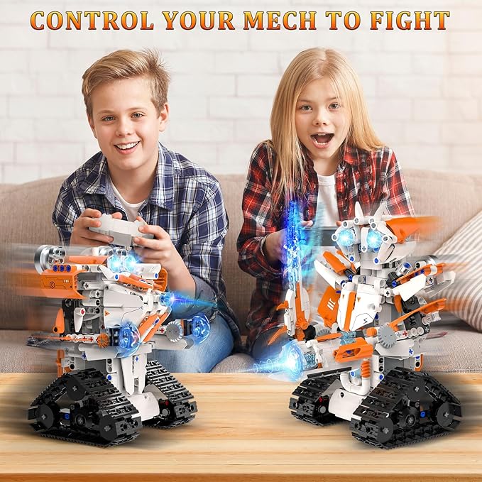 5in1 STEM Robot Building Toys for Kids Remote & APP Controlled Robot Car Tank STEM Building Kit for Kids Science Learning 689 Pcs DIY Building Blocks Set Gifts for Age 6 7 8 9 10 11 12+ Boys &am