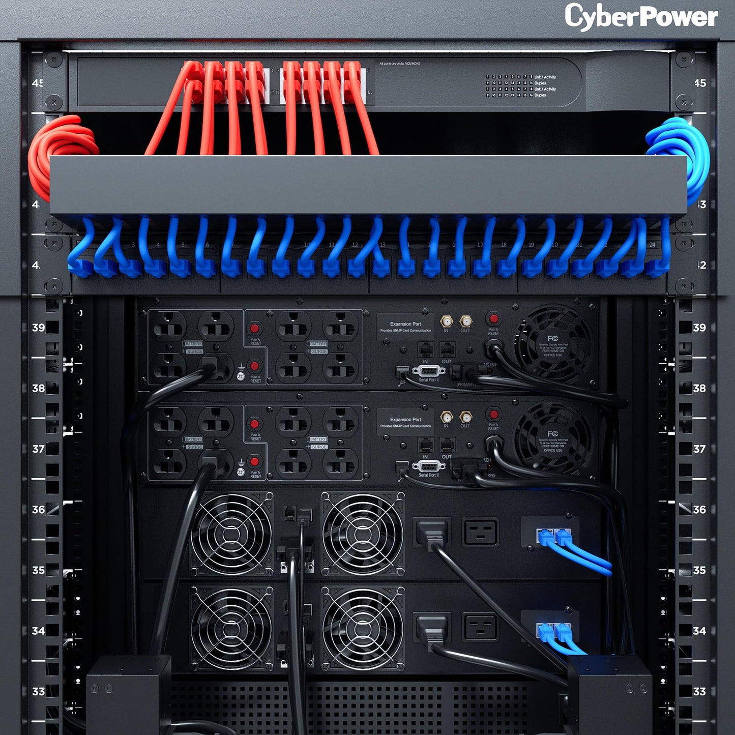 CyberPower OR2200PFCRT2U PFC Sinewave UPS Battery Backup and Surge Protector, 2000VA/1540W, 8 Outlets, AVR, 2U Rack/Tower, UL Certified