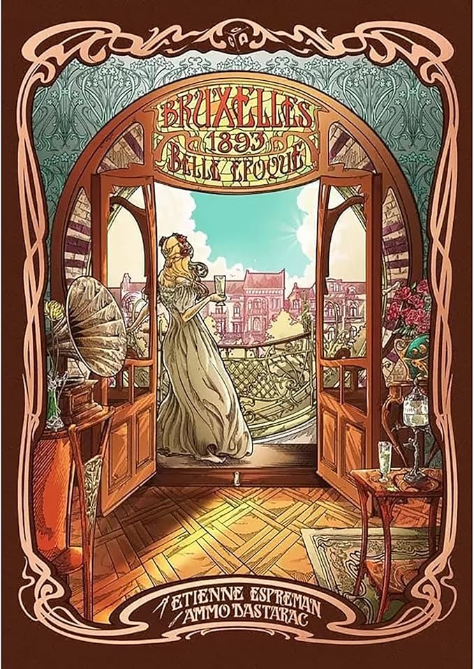 Bruxelles 1893 Including Belle Epoque Expansion - Worker Placement & Bidding Strategy Board Game Ages 14+ 2-5 Players