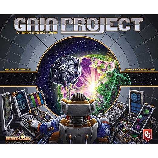 Gaia Project Board Game by Capstone Games – Strategy Space Exploration Game Terraforming & Space Colony Game Sci-Fi Faction Game for Adults 1-5 Players Advanced Strategy High Replay Value