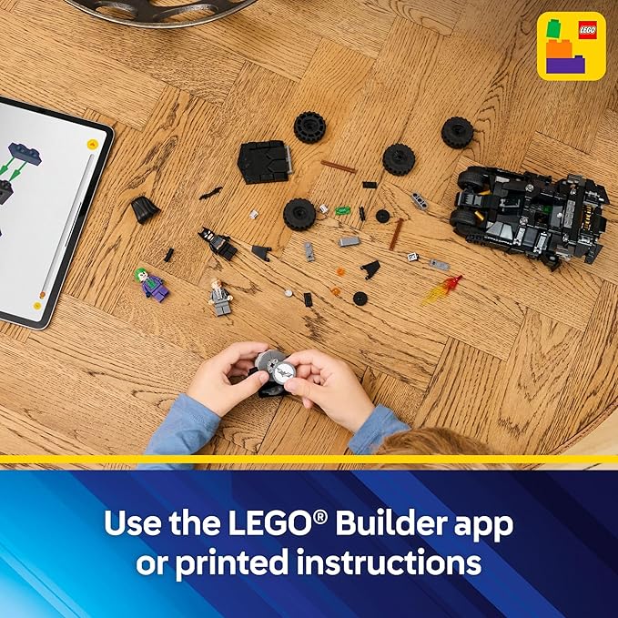 LEGO DC Batman Tumbler vs. Two-Face & The Joker Toy Building Set - Superhero Batmobile Toy from The Dark Knight for Kids Boys and Girls Ages 8+ - Gift Idea for Birthday and Batman Fans - 76303