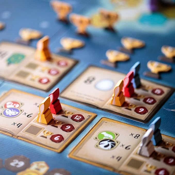 Wondrous Creatures Board Game – Worker-Placement & Tableau Building Strategy Game for 1-4 Players Ages 14+ | 40-80 Min Playtime | Build Creature Combos & Experience a Magical World