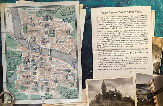 Asmodee Arkham Horror The Roleplaying Game CORE RULEBOOK - Dive into 1920s Asmodee Arkham's Mysterious World! Immersive RPG Adventure for Kids & Adults Ages 14+ 2-6 Players 1+ Hour Playtime