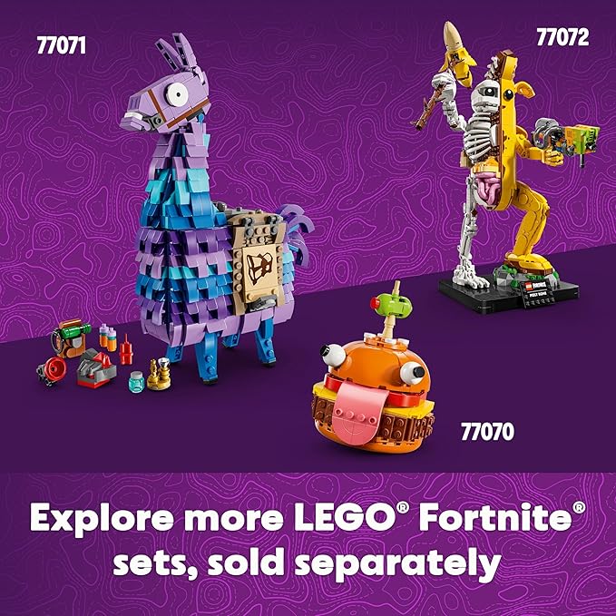 LEGO Fortnite Battle Bus Building Toy - Collectible Fortnite Toy for Kids Boys & Girls Ages 10+ - Pretend Play Set with 9 Minifigures from Video Game - Gift for Birthdays - 77073
