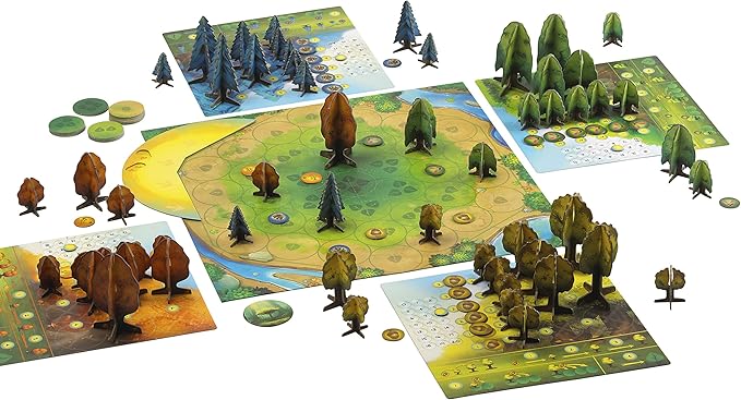 Blue Orange Games Photosynthesis Board Game - Award Winning Family or Adult Strategy Board Game for 2 to 4 Players. Recommended for Ages 8 & Up.