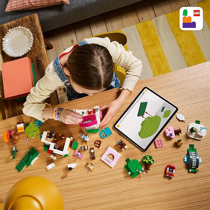 LEGO Animal Crossing Creative Houses: Seasons of Fun Building Toy - Pretend Play Set for Girls & Boys Ages 7+ - Create 2 Houses W/1 Set of Building Blocks for Kids - Gift Idea for Birthdays -7705