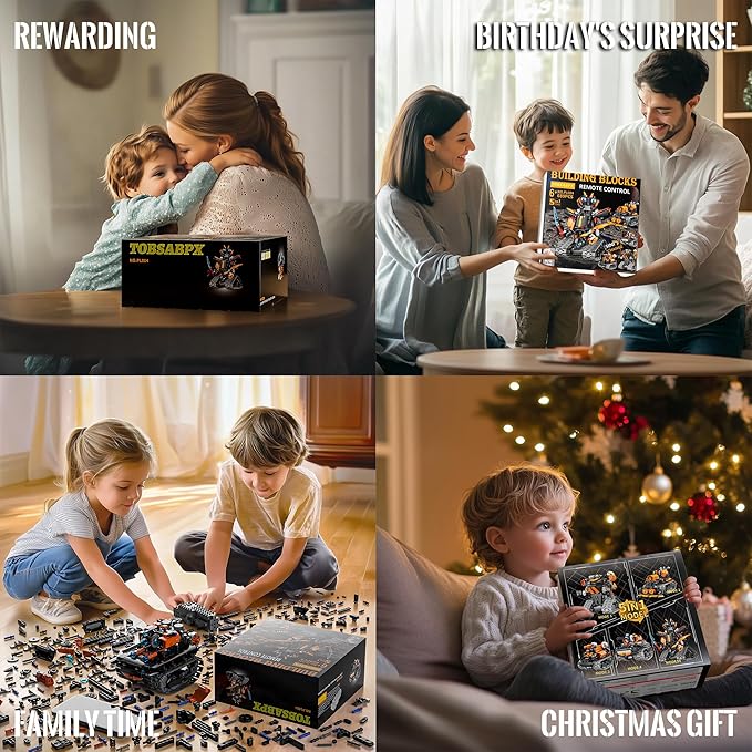 STEM Building Toys for Kids 6-14 5in1 STEM Robot Building Kit for Kid Remote & APP Controlled Tank Bulldozer Robot Building Blocks Set Birthday Xmas Gifts Ideas for Boys Girls (689PCS)