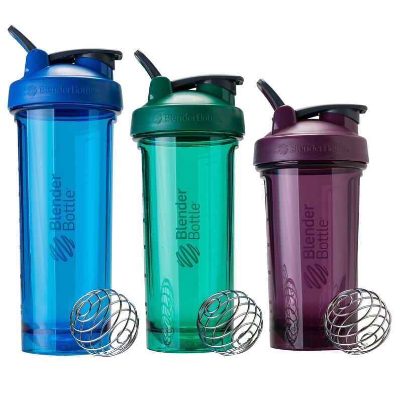 BlenderBottle Shaker Bottle Pro Series Perfect for Protein Shakes and Pre Workout, 28-Ounce, White/Blue (Los Angeles Dodgers)