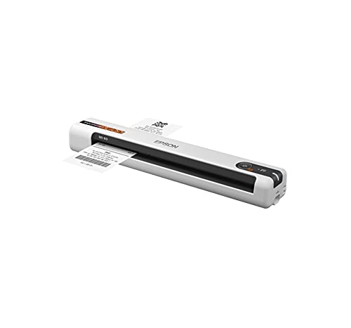 Epson RapidReceipt RR-60 Mobile Color Receipt & Document Scanner with ScanSmart AI PRO Receipt Management & PDF Software for PC & Mac
