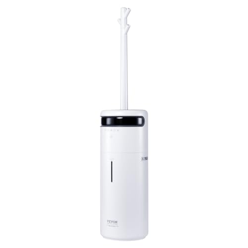 VEVOR Humidifier for Home Large Room, Commercial Humidifier for Whole House 1291.7 sq ft, 16L Water Tank & Night Light & 12h Timer & Auto Shut-Off, Greenhouse, Commercial Branch Tube w/ 360° Nozzle