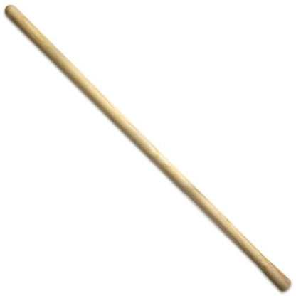 55-Inch Pure Solid Wood Replacement Handle for Garden Hoe Digging Spading, Surface Coated with Protective Paint, Clear Finish, Convenient and Durable (Spade & Fork Head Not Included)