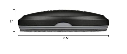 Quartet Eraser, Premium, 3-In-1, Whiteboard/Chalkboard, Magnetic, 6-1/2"x1-3/8", Black (BFEB3)