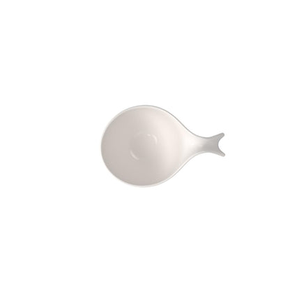 Villeroy & Boch Flow Bowl With Handle, Premium Porcelain, Made in Germany, 15 oz, White