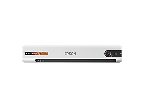 Epson RapidReceipt RR-60 Mobile Color Receipt & Document Scanner with ScanSmart AI PRO Receipt Management & PDF Software for PC & Mac