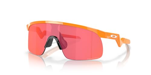 Oakley Youth OJ9010 Resistor Rectangular Sunglasses, Polished Black/Prizm Grey, 23 mm