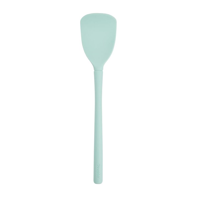 Tovolo Flex Core Scoopula Silicone Multifunction Spoon Spatula Combo Aqua Seafoam Green, BPA Free Spatula Spoon Silicone Heat Resistant Scoopula, Scoop and Serve Spatula Combo Kitchen Utensils