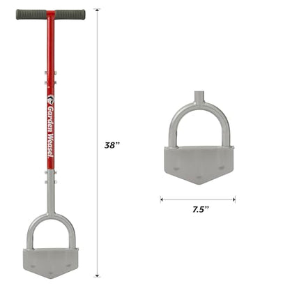Garden Weasel Edger-Chopper Manual Lawn Edger Tool - Sod Cutter and Trenching Shovel for Clean Garden Borders - Ergonomic Handle and Carbon Steel Blade Latest Model 91714-3