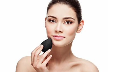Aesthetica Cosmetics Beauty Sponge Blender - Latex Free and Vegan Makeup Sponge Blender - For Powder, Cream or Liquid Application - One Piece Make Up Sponge