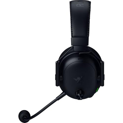Razer BlackShark V3 Pro Wireless ANC Gaming Headset for PC: Full Band Mic - 50mm Drivers - 2.4 GHz, Bluetooth, USB, 3.5mm - Works with Mac, PS5, Nintendo Switch, Smartphone - 70 Hr Battery - Black