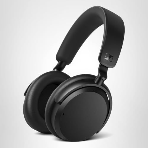 Sennheiser ACCENTUM Wireless Bluetooth Headphones Noise Cancelling - Up to 50HR Playtime, Hybrid Noise Cancelling (ANC), All-Day Comfort, Bluetooth Over Ear Headphones for School, Traveling, Black