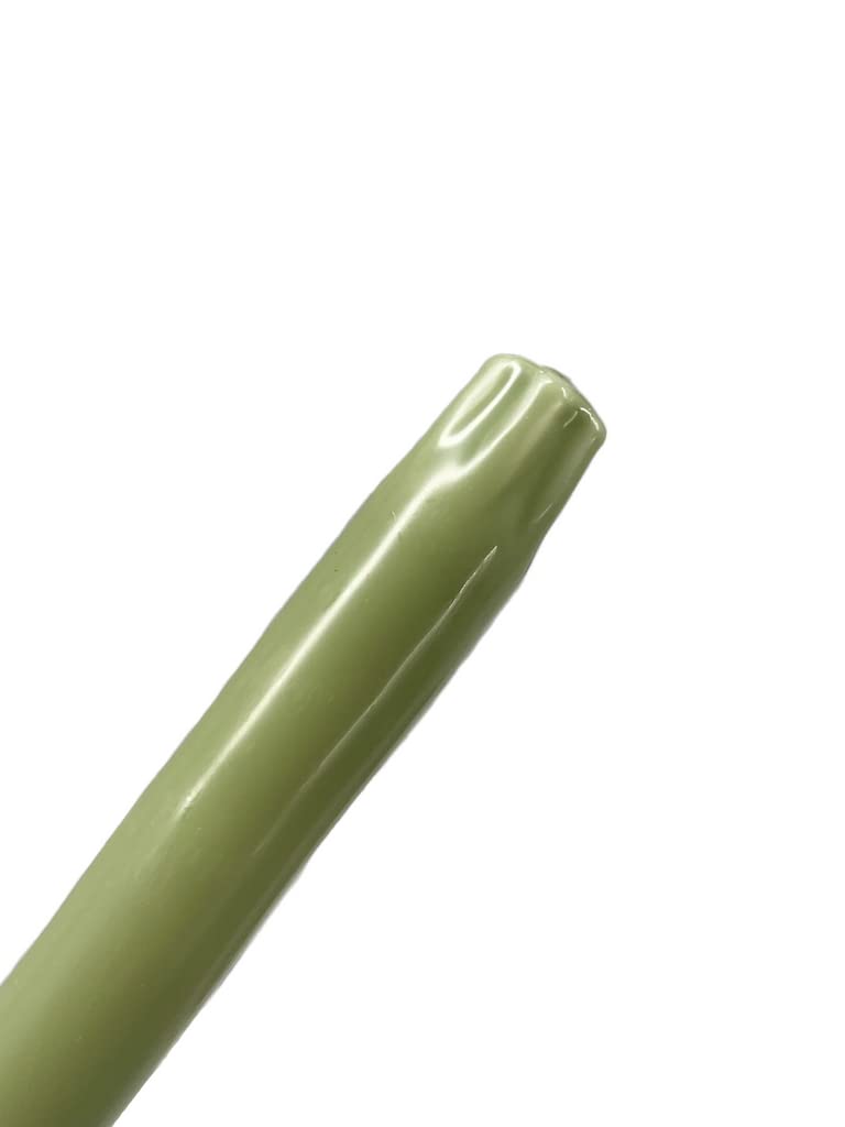 D'light Online Elegant 12" Green Gradient Taper Candles Premium Quality- Unscented, Hand-Dipped Tapered Candles, Dripless and Smokeless - Set of 12 (12 Inch, Green Gradient)