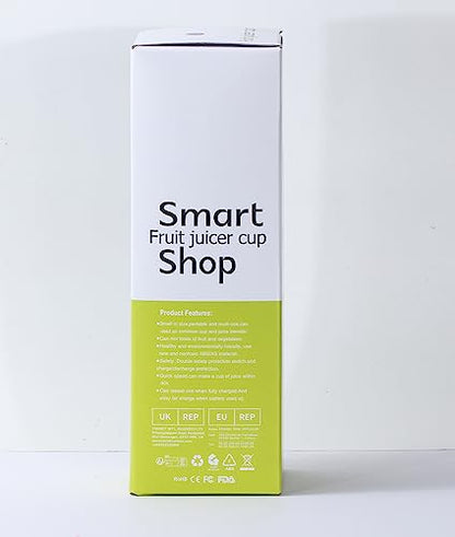 Portable Blender Cup,Electric USB Juicer Blender,Portable Juicer For Shakes and Smoothies, juice,380ml, Six Blades Great for Mixing,light purple