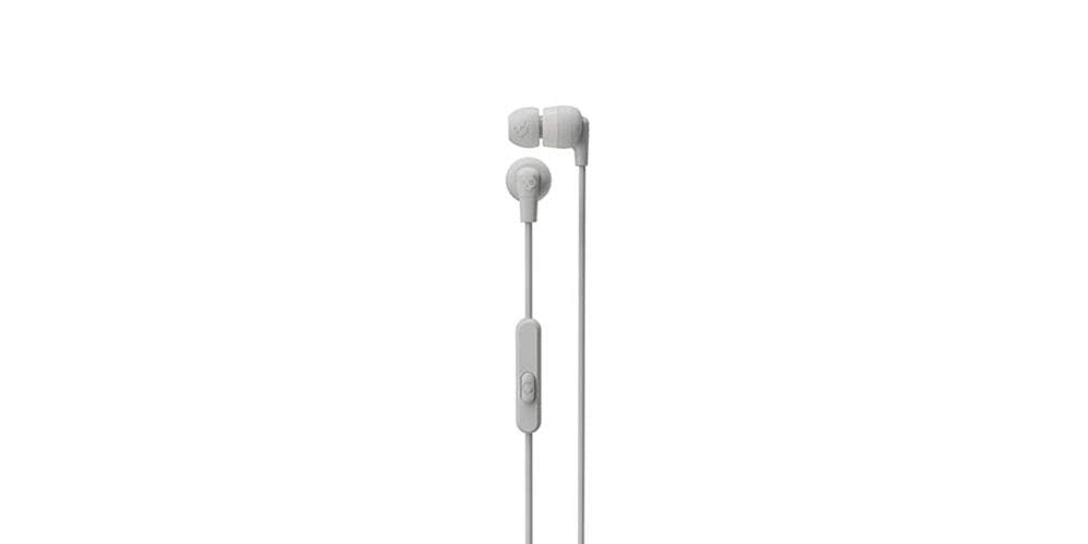 Skullcandy Ink'd+ in-Ear Wired Earbuds, Microphone, Works with Bluetooth Devices and Computers - Mod White