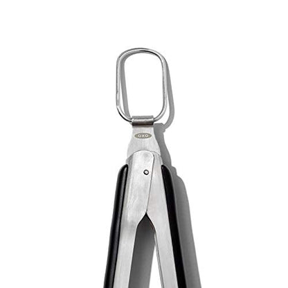 OXO Good Grips Grilling Tools, Tongs and Turner Set, Black